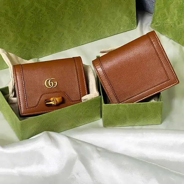 Ví Nữ Gucci Diana Card Case Wallet 658244 DJ20T 2535 Màu Nâu
