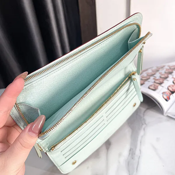 Ví Nữ Louis Vuitton LV Monogram Multicolor Wallet Ansolite Anise M93753 Màu Trắng Họa Tiết - Túi xách - Vua Hàng Hiệu