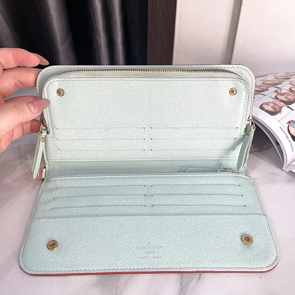Ví Nữ Louis Vuitton LV Monogram Multicolor Wallet Ansolite Anise M93753 Màu Trắng Họa Tiết - Túi xách - Vua Hàng Hiệu