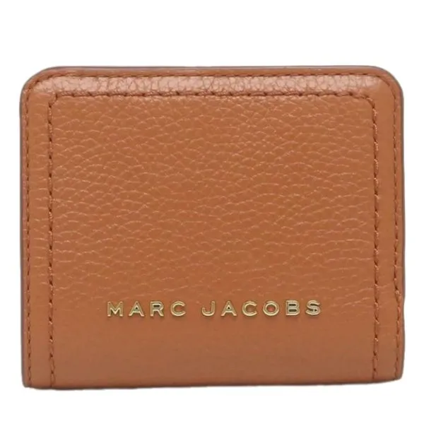 Ví Nữ Marc Jacobs Groove Mini Compact Wallet Smoke Almond S101L01SP21 Màu Nâu