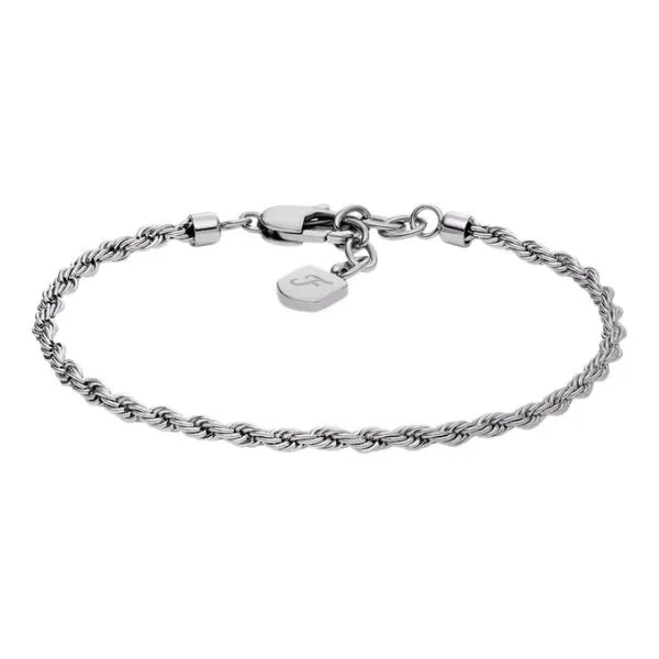 Vòng Đeo Tay Nam Fossil Bracelet JF04822040 Màu Bạc
