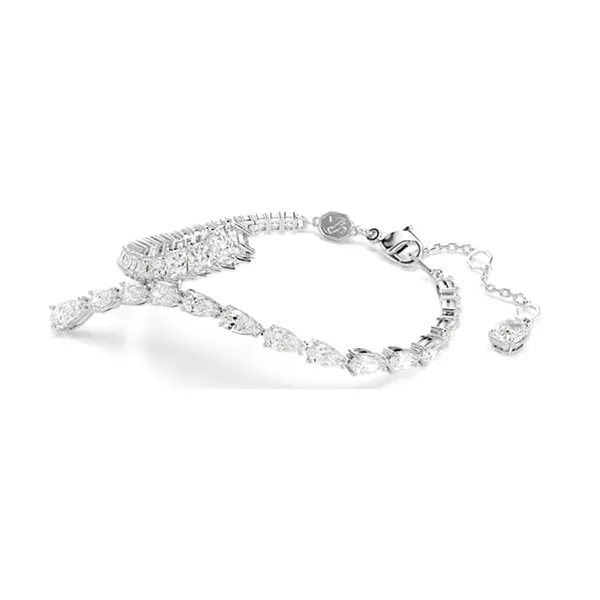 Vòng Đeo Tay Nữ Swarovski Matrix Bracelet Mixed Cuts White Rhodium Plated 5693154 Màu Trắng Bạc C_MN - Trang sức - Vua Hàng Hiệu