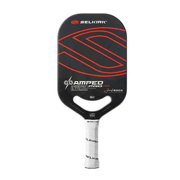 Vợt Pickleball Amped Pro Air Invikta Jack Sock Màu Đen Đỏ - Pickleball - Vua Hàng Hiệu