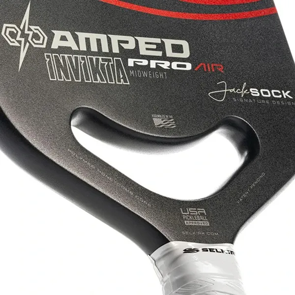 Vợt Pickleball Amped Pro Air Invikta Jack Sock Màu Đen Đỏ - Pickleball - Vua Hàng Hiệu