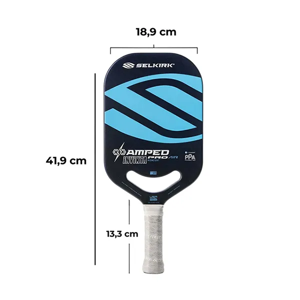 Vợt Pickleball Selkirk Amped Pro Air Invikta Ppa Màu Đen Xanh
