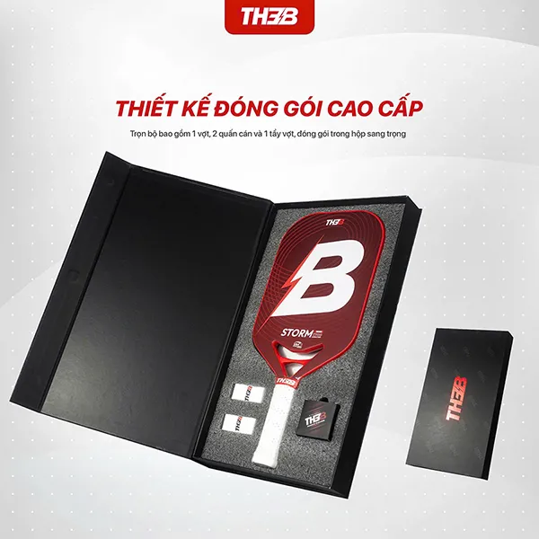Vợt Pickleball The B Sports Màu Hồng Đỏ