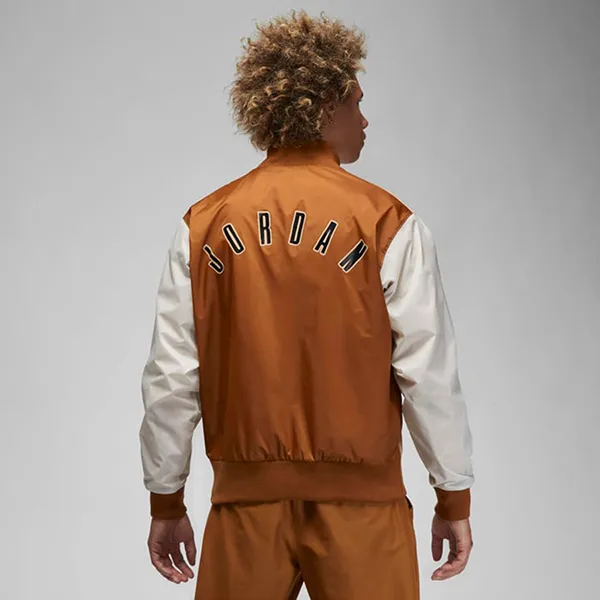 Áo Khoác Nam Nike Jordan Flight MVP Men's Jacket FB7032-281 Màu Be/Nâu Size L - Thời trang - Vua Hàng Hiệu
