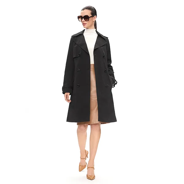 Áo Măng Tô Nữ Hugo Boss Trench Conry Regular Fit 50489115 001 Black Màu Đen Size 38 - Thời trang - Vua Hàng Hiệu
