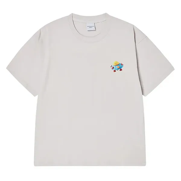 Áo Phông Acmé De La Vie ADLV Clay Alien Tshirt Màu Xám Nhạt