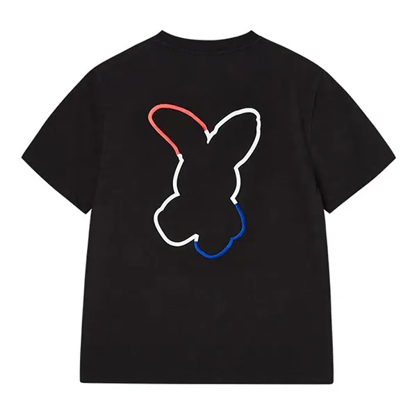 Áo Phông Nữ Acmé De La Vie ADLV French Rabbit Silhouette Woman Tshirt Màu Đen - Thời trang - Vua Hàng Hiệu