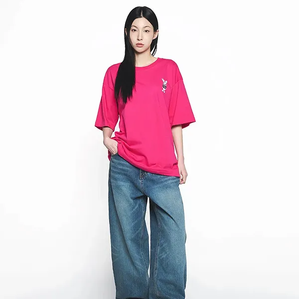 Áo Phông Acmé De La Vie ADLV Mugshot Alien Tshirt Màu Hồng