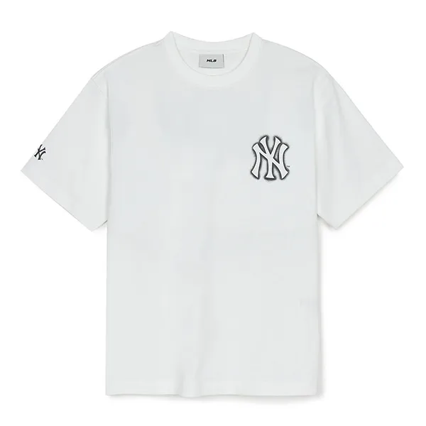 Áo Phông MLB Basic Street Logo Over Fit Tshirt New York Yankees 3ATSB0353-50WHS Màu Trắng Size S - Thời trang - Vua Hàng Hiệu