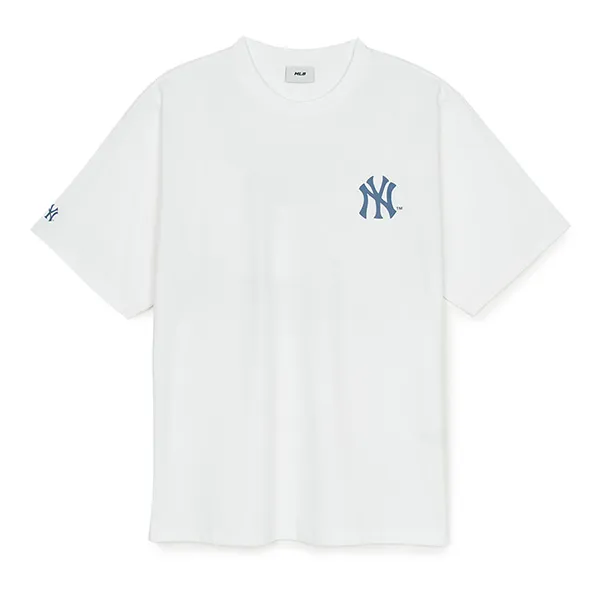 Áo Phông MLB Mega Overfit Basic Letter New York Yankees 3ATSB0753-50WHS Màu Trắng - Thời trang - Vua Hàng Hiệu