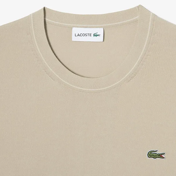 Áo Phông Nam Lacoste Men's Tshirt AH157E 53G KU4 Màu Be Size 3 - Thời trang - Vua Hàng Hiệu