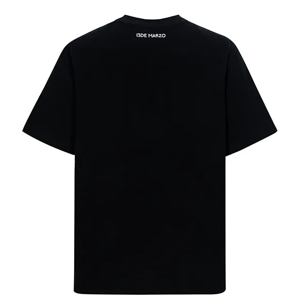 Áo Phông Nữ 13 De Marzo Float Cloud Balloon T-Shirt Black Màu Đen Size S