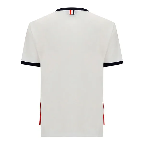 Áo Phông Nữ Thom Browne Cotton T-Shirt FJS075A00042100 Màu Trắng Size 36