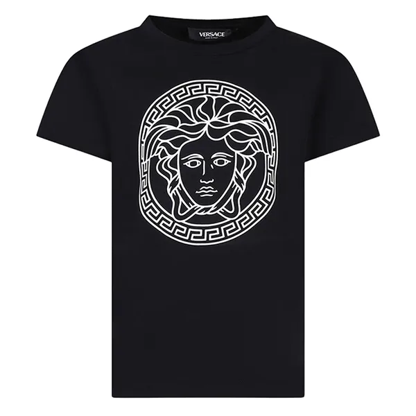 Áo Phông Trẻ Em Versace Jeans Couture Kids Medusa Crewneck T-Shirt 1000239 1A10165 2B020 Màu Đen Size 14Y - Thời trang - Vua Hàng Hiệu