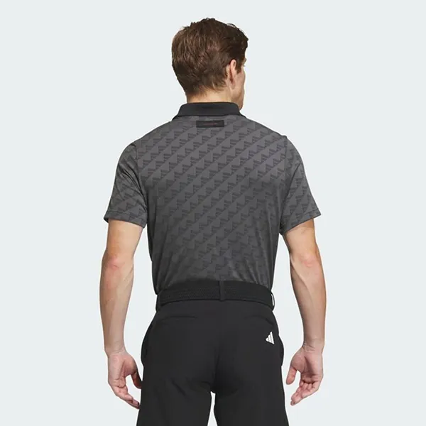 Áo Polo Nam Adidas Heat.Rdy Jacquard Short Sleeve Shirt IN2796 Màu Xám Đen Size S (Form Ấu)