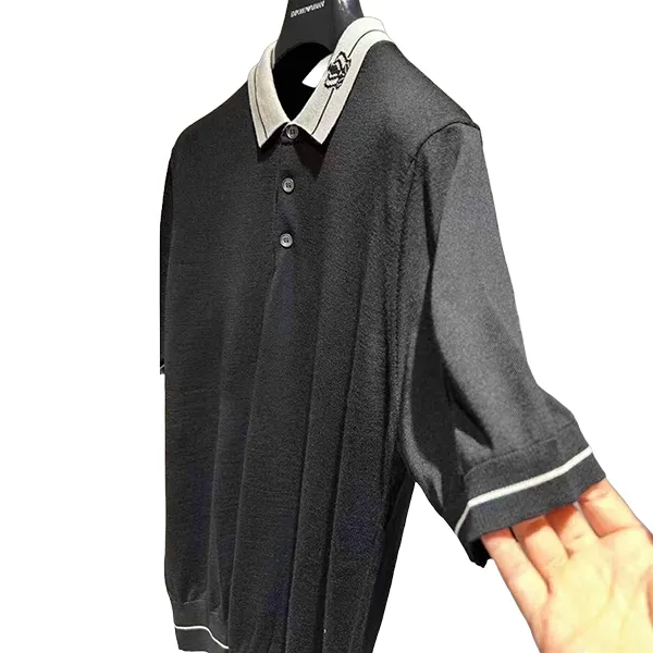 Áo Polo Nam Dolce & Gabbana D&G Polo Shirt GQ403K F75AP S9022 Màu Đen Size 48