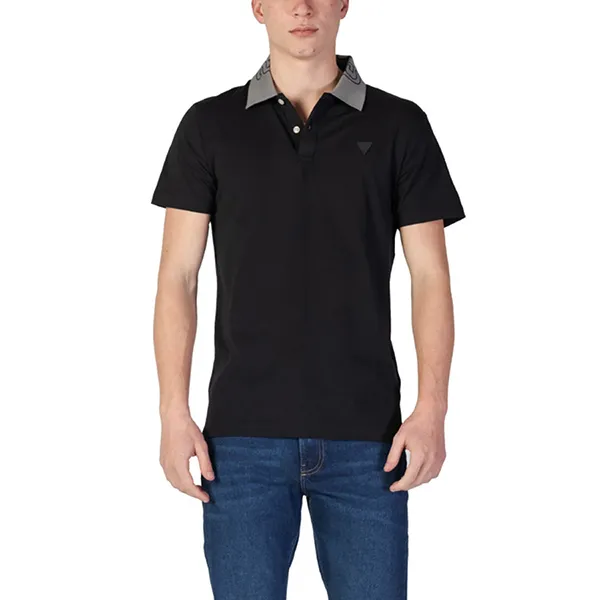 Áo Polo Nam Guess M5GP66 J1314 Màu Đen Size S - Thời trang - Vua Hàng Hiệu