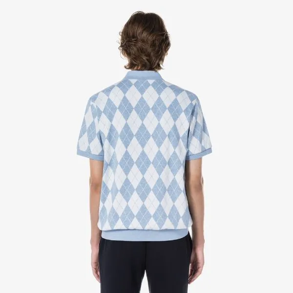 Áo Polo Nam Lacoste Argyle Short Sleeve Polo PH088E-54N HBP Màu Xanh Kẻ Size 4 - Thời trang - Vua Hàng Hiệu