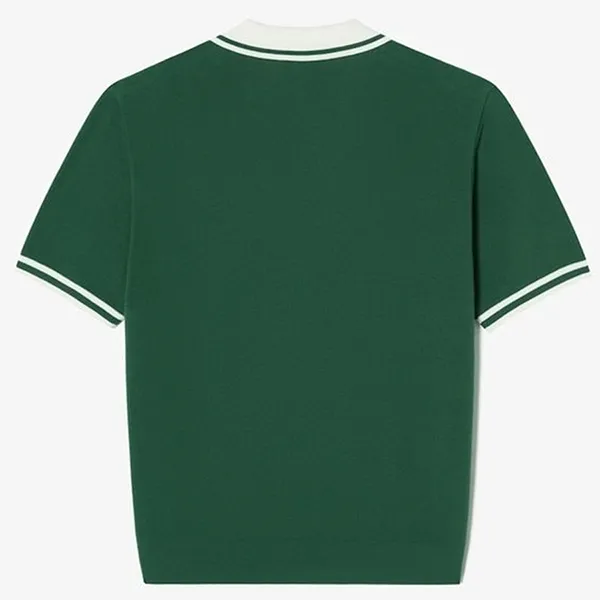 Áo Polo Nam Lacoste Block Collar Sweater Shirt PH743E 132 Green Màu Xanh Lá Size 4