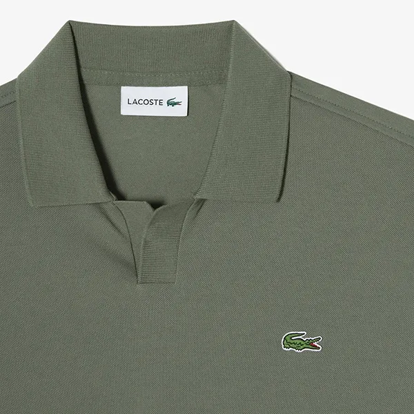 Áo Polo Nam Lacoste Men's Regular Fit PH187E BMY Màu Xanh Rêu Size 5 - Thời trang - Vua Hàng Hiệu