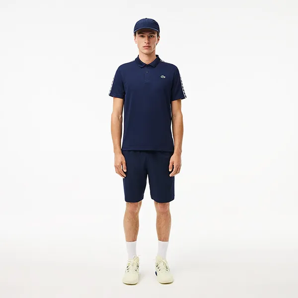 Áo Polo Nam Lacoste Men's Regular Fit Ultra Dry Piqué Tennis DH2557 51 166 Màu Xanh Navy Size M - Thời trang - Vua Hàng Hiệu