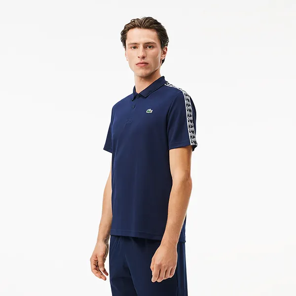 Áo Polo Nam Lacoste Men's Regular Fit Ultra Dry Piqué Tennis DH2557 51 166 Màu Xanh Navy Size M - Thời trang - Vua Hàng Hiệu