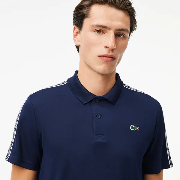 Áo Polo Nam Lacoste Men's Regular Fit Ultra Dry Piqué Tennis DH2557 51 166 Màu Xanh Navy Size M - Thời trang - Vua Hàng Hiệu