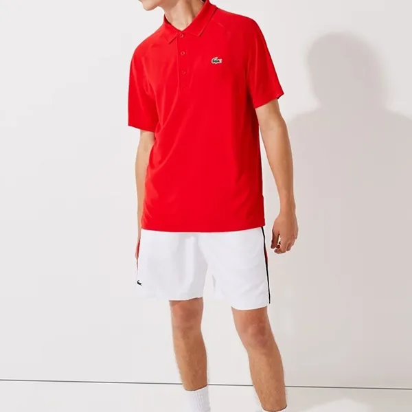 Áo Polo Nam Lacoste Men's Regular Fit UV Protect Golf DH3201 51 WTU Màu Đỏ Size S