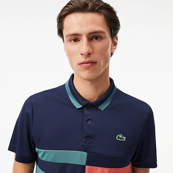 Áo Polo Nam Lacoste Polo DH8335 ISJ Màu Xanh Đậm Size 2 - Thời trang - Vua Hàng Hiệu