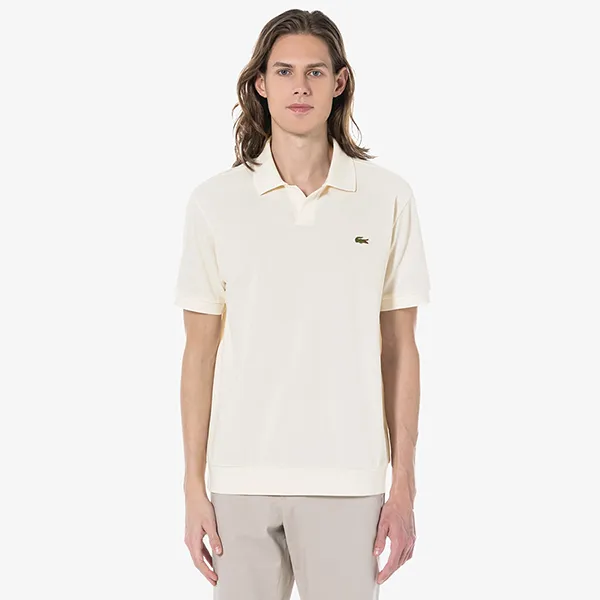 Áo Polo Nam Lacoste Regular Fit PH187E 54G XFJ Màu Trắng Kem Size 3 - Thời trang - Vua Hàng Hiệu