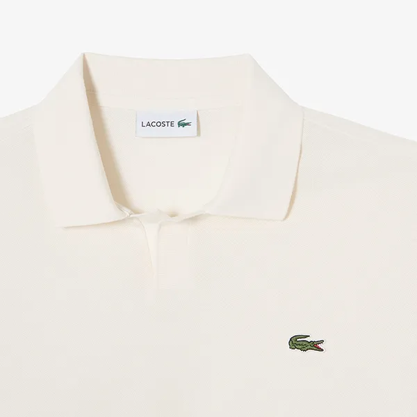 Áo Polo Nam Lacoste Regular Fit PH187E 54G XFJ Màu Trắng Kem Size 3 - Thời trang - Vua Hàng Hiệu
