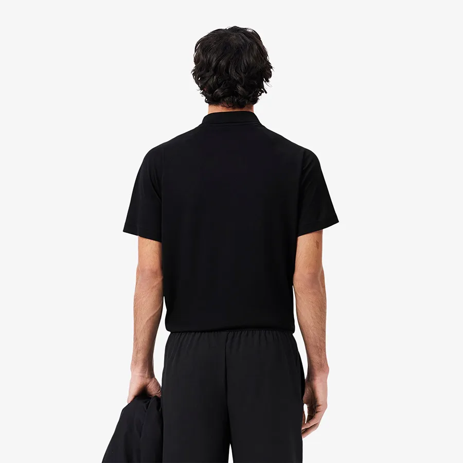 Áo Polo Nam Lacoste Regular Fit UV Protect Golf Polo Shirt DH3201 51 031 Màu Đen Size L
