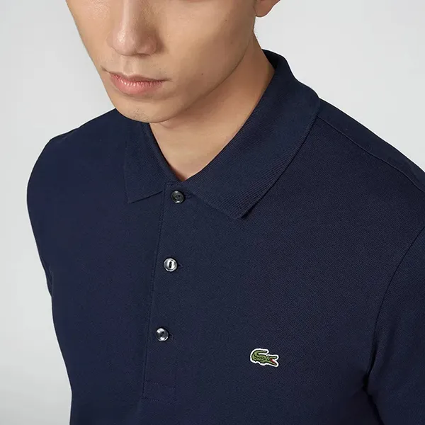 Áo Polo Nam Lacoste Slim Fit Piqué PH7937 166 Màu Xanh Navy Size 3 - Thời trang - Vua Hàng Hiệu
