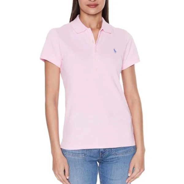 Áo Polo Nữ Ralph Lauren Julie Slim 211870245013 650 Màu Hồng Size M