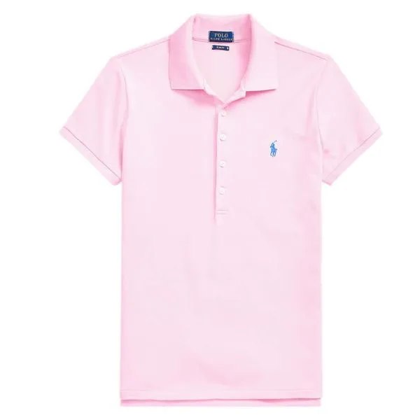 Áo Polo Nữ Ralph Lauren Julie Slim 211870245013 650 Màu Hồng Size M