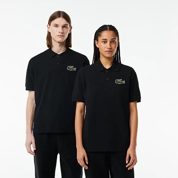 Áo Polo Unisex Lacoste Loose Fit L.12.12 Piqué Polo PH3922 51 031 Màu Đen Size XXS