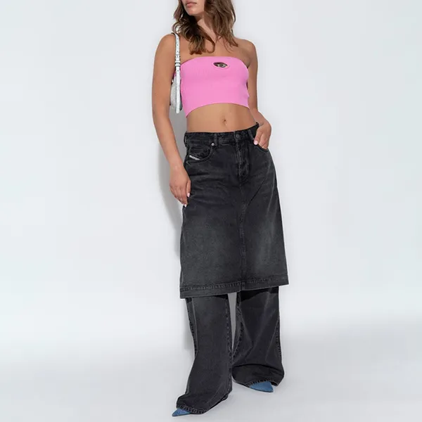 Áo Quây Nữ Diesel M-Clarksvillex Top A130190DLAX377 Màu Hồng Size XS