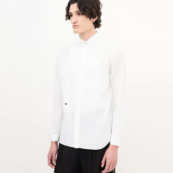 Áo Sơ Mi Nam Dior Shirt With Bee White Màu Trắng Size 40 N-QL - Thời trang - Vua Hàng Hiệu