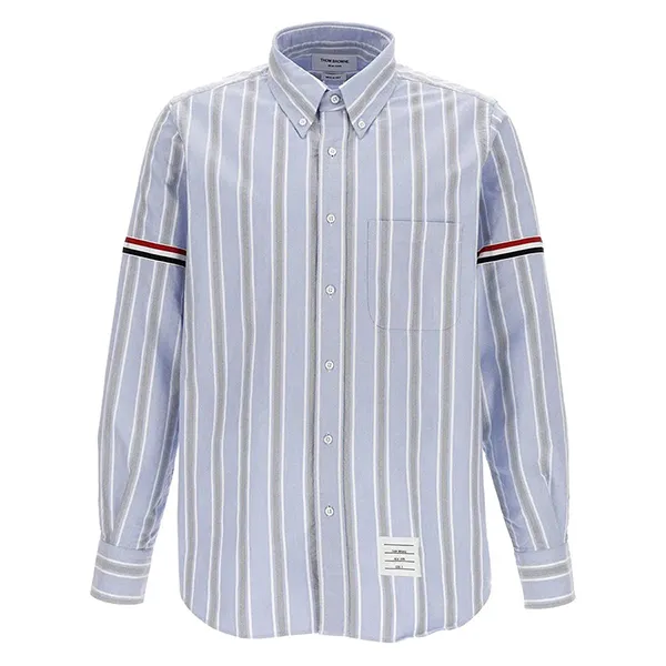 Áo Sơ Mi Nam Thom Browne Long Sleeve Shirt MWL301A Màu Xanh Xám Size 1 - Thời trang - Vua Hàng Hiệu