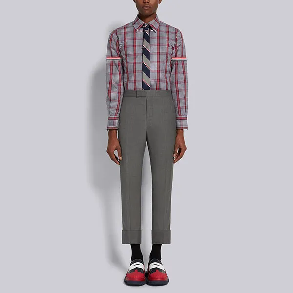 Áo Sơ Mi Nam Thom Browne Long Sleeve Shirt MWL301A Phối Màu Size 1 - Thời trang - Vua Hàng Hiệu