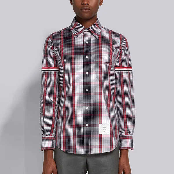 Áo Sơ Mi Nam Thom Browne Long Sleeve Shirt MWL301A Phối Màu Size 1 - Thời trang - Vua Hàng Hiệu