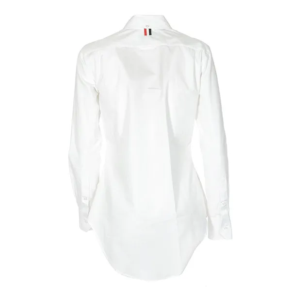 Áo Sơ Mi Nữ Thom Browne Button-Down Shirt In White FLL005E03113100 Màu Trắng Size 38