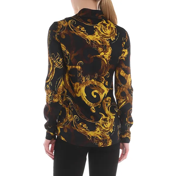 Áo Sơ Mi Nữ Versace Jeans Couture Shirt 76HAL201 NS407 G89 Màu Đen Vàng Size 40 - Thời trang - Vua Hàng Hiệu