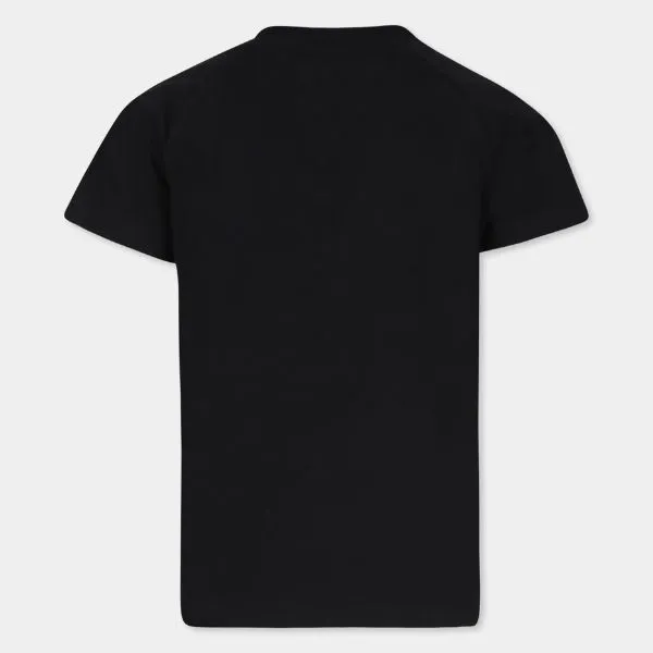 Áo Thun Nam Balmain Black T-Shirt With Logo BV8P11 Z0057 930AG Màu Đen Size 14