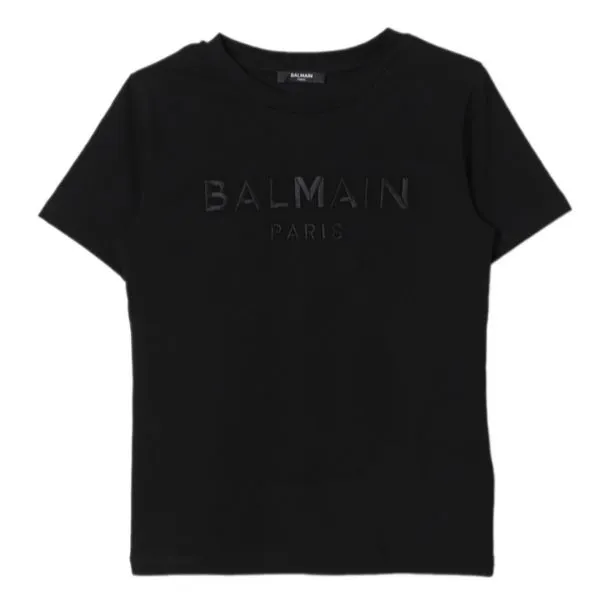 Áo Thun Nam Balmain T-shirt BV8B31 Z2389 930NE Màu Đen Size 13 - Thời trang - Vua Hàng Hiệu