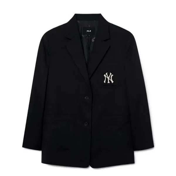 Áo Vest Nữ MLB Basic Logo Blazer Jacket NY 3FJKB0231-50BKS Màu Đen Size S - Thời trang - Vua Hàng Hiệu