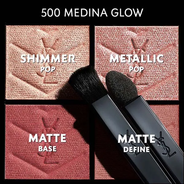 Bảng Phấn Mắt Yves Saint Laurent YSL Couture Mini Clutch Eyeshadow Palette Màu 500 Medina Glow 4g - Trang điểm - Vua Hàng Hiệu